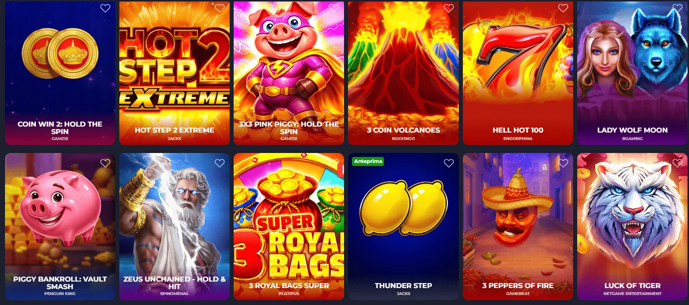 Fridayroll Casino Giochi 3