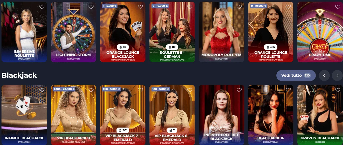 Fridayroll Casino Live Casino 2