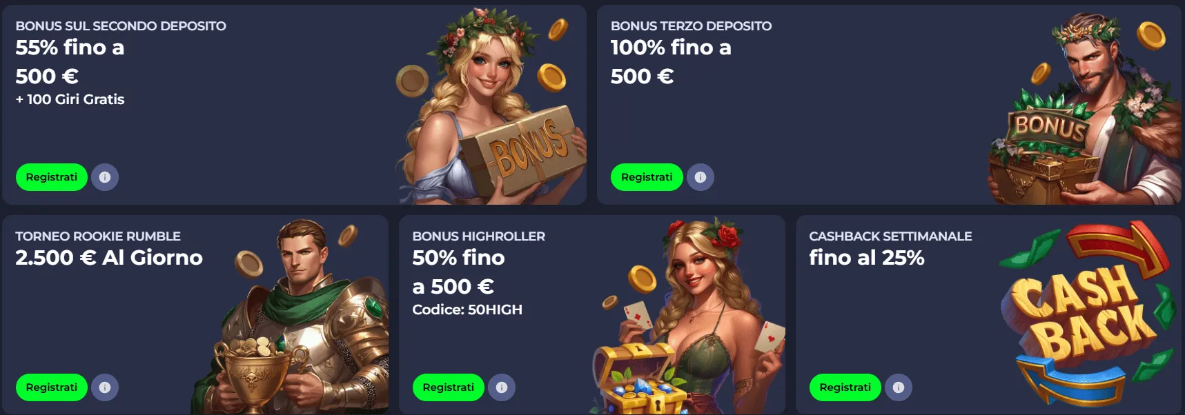 Fridayroll Casino Promozioni 2